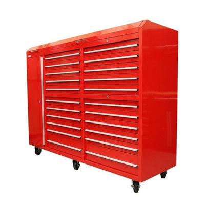 Metallo grande armadietto utensili con ruote e Heavy Duty Workzone Storage in marrone 72in