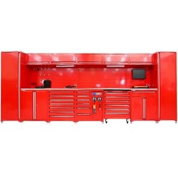 Armadi utensili da garage per lavori pesanti supportati da ODM con pegboard e cassetto per lo stoccaggio degli utensili