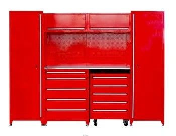 Armadi utensili da garage per lavori pesanti supportati da ODM con pegboard e cassetto per lo stoccaggio degli utensili