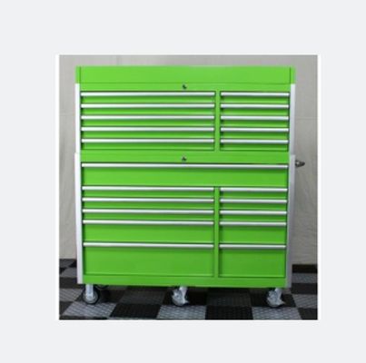 Strumenti da garage argento 56&quot; scatola di attrezzi in acciaio a rotolamento metallo armadietto per attrezzi da garage