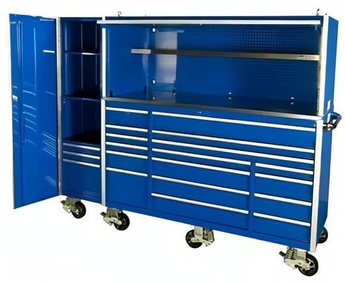 Armadietto per attrezzi da deposito Armadietto per attrezzi da garage Armadietti per attrezzi in metallo con bancone in acciaio inossidabile