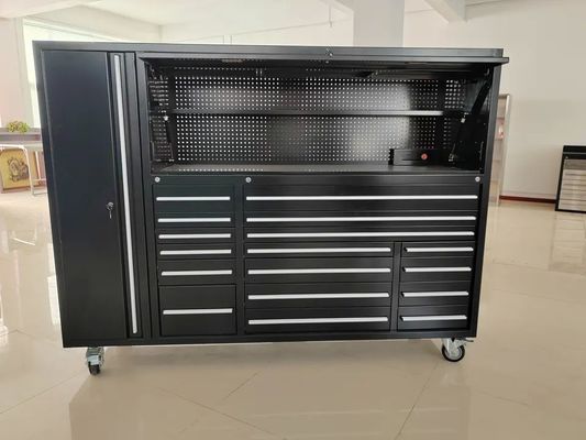 Armadietto per attrezzi da deposito Armadietto per attrezzi da garage Armadietti per attrezzi in metallo con bancone in acciaio inossidabile