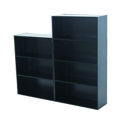 Mensola di ripostiglio a strati in legno per l'organizzazione del desktop in casa o in ufficio