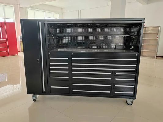 Casella utensili per armadi di garage in metallo personalizzata con armadi superiori da 72 pollici OEM ODM accettabile