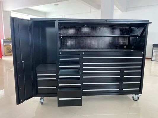 Casella utensili per armadi di garage in metallo personalizzata con armadi superiori da 72 pollici OEM ODM accettabile