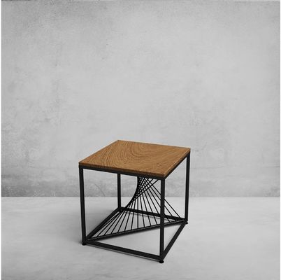 Imballaggio postale Altezza regolabile Gambe metalliche Leggi in legno Tavolo per mobili domestici moderni