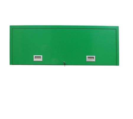 Gabinetto di deposito in acciaio per stazioni di lavoro con tappeto di cassetto opzionale e rivestimento in polvere