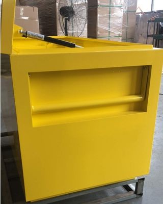LS-JB-48 Box Pit Tool Cabinet con colore personalizzato e cassetti marroni grandi