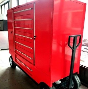 1.0-1.5 mm Spessore carrello utensili multifunzionale di riparazione auto con cassetti e deposito