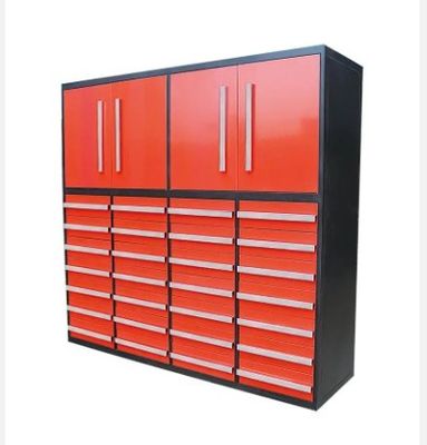 OBM supportato 28 cassetti attrezzi set per carrello da garage pesante 1.0-1.5 mm di spessore