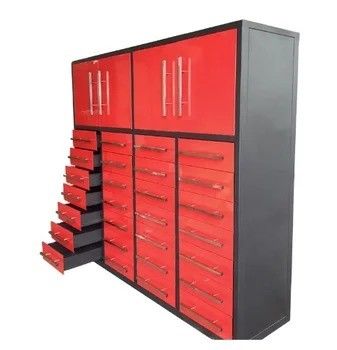 OBM supportato 28 cassetti attrezzi set per carrello da garage pesante 1.0-1.5 mm di spessore