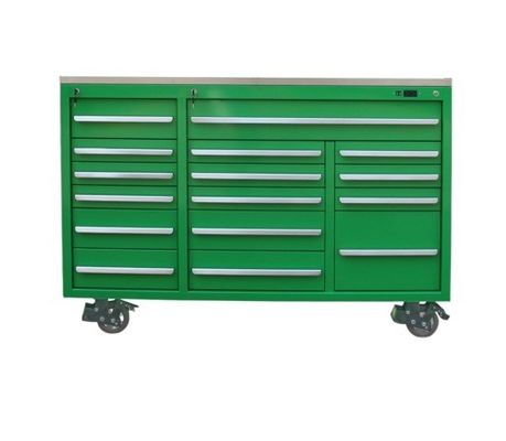 Set di scatole di attrezzi professionali con costruzione in metallo pesante e armadietto portatile