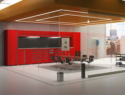Scaffalature multiple opzionali USA General Rolling Tool Chest con chiave di blocco su ruota carrello utensili