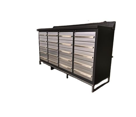 Servizio di riparazione di auto banco di lavoro con cassetti e top in acciaio inossidabile resistente