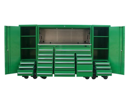 Cassa utensili di acciaio laminato a freddo grande da 16 cassetti per garage