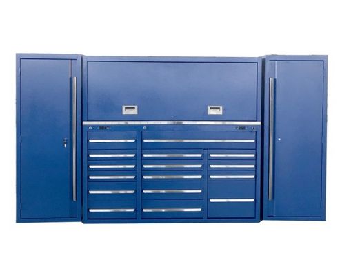 Armadietto per utensili in acciaio con cassetto utensili e armadietti modulari per garage Hutch su misura