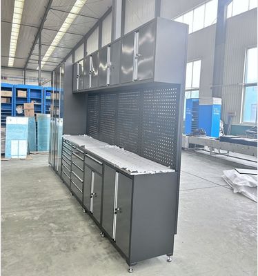 Armadio personalizzato supportato OEM per lo stoccaggio di strumenti metallici pesanti in garage di laboratorio