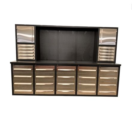 Gabinetto 30 cassetto di attrezzatura di deposito per il garage di riparazione auto laboratorio di lavoro in acciaio 10ft