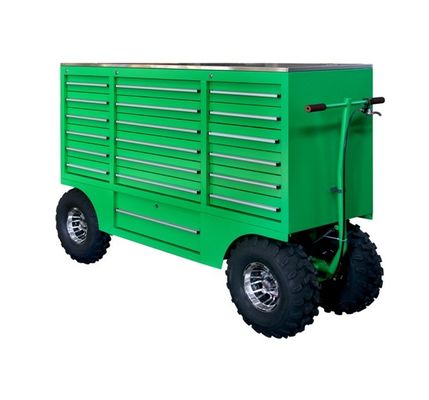 Supporto personalizzato OEM Heavy Duty Metal Tool Box Trolley Rolling Tool Chest per furgone