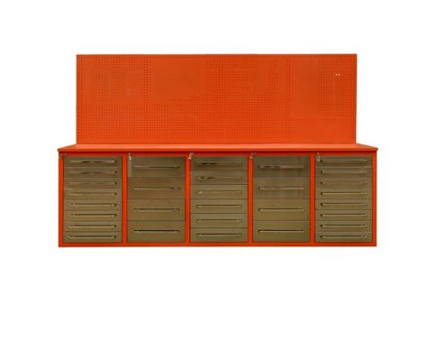 LS-2850-30 Hot 1.0mm 1.2mm 1.5mm Combined Tool Cabinet con serratura e caster opzionali