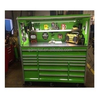 ODM supporto personalizzato laboratorio di metallo garage ripostiglio armadietto utensili con cassetti e ruote
