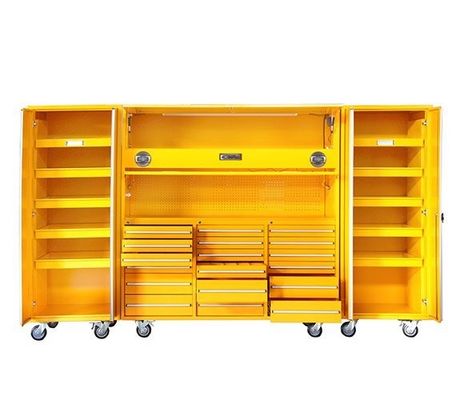 LS-010 Multifunzionalità banco di lavoro Armadio utensili con cassetti marrone 1,0 mm 1,2 mm 1,5 mm