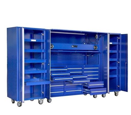 LS-010 Multifunzionalità banco di lavoro Armadio utensili con cassetti marrone 1,0 mm 1,2 mm 1,5 mm