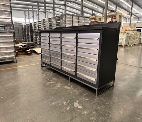 20 cassetto garage deposito attrezzi banco di lavoro armadietto attrezzi con materiale in acciaio laminato a freddo