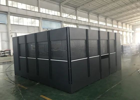 Cassa utensili professionale su ruote Gabinetto garage con rivestimento in polvere di acciaio e manico