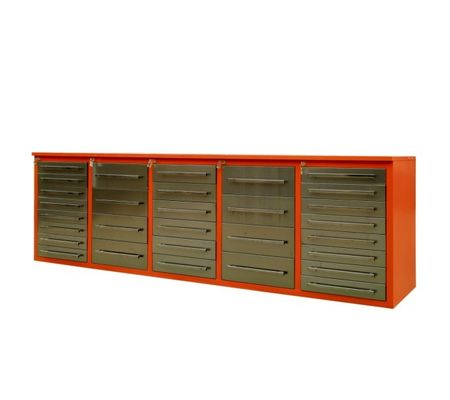 Laboratorio di riparazione auto 30 cassetto armadio utensili banco di lavoro metallo pesante con lunghezza 10 piedi