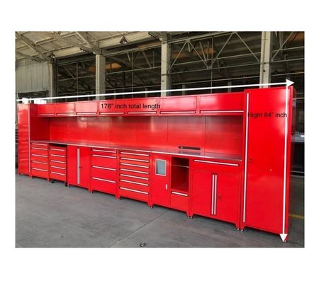 Armadietto per attrezzi per garage pesanti con acciaio da 18 calibri e supporto personalizzato ODM