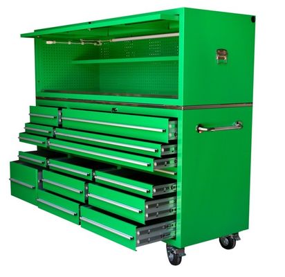 Garage Store Tools Heavy Duty Rolling Tool Box con armadietto Hutch e Masterforce