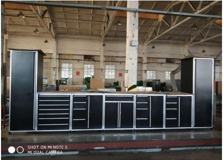 Gabinetto di garage modulare banco di lavoro con noi