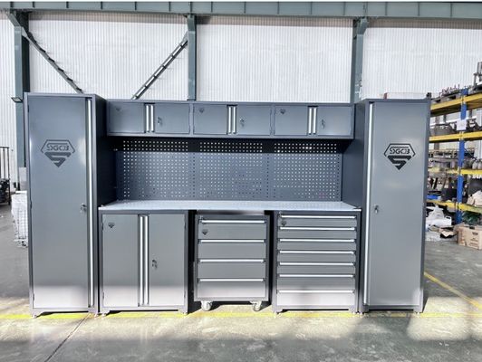 Gabinetto di garage modulare banco di lavoro con noi