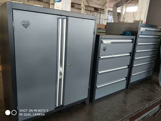 Gabinetto di garage modulare banco di lavoro con noi
