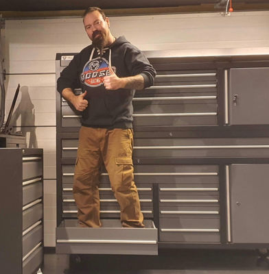15-Scatola 72 &quot;Armadio per attrezzi pesanti per il laboratorio del garage Nero supporto personalizzato ODM