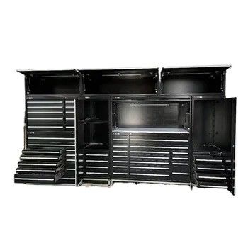OEM supportato 1 porta metallo utensili armadio con pesanti cassetti serrature e caster