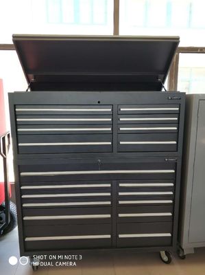 Finitura in acciaio in polvere 19 cassetto 72&quot; Armadio utensili metallo pesante per laboratorio