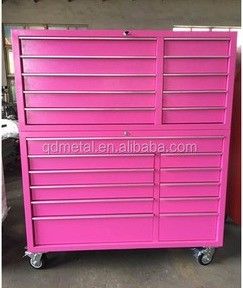 Finitura in acciaio in polvere 19 cassetto 72&quot; Armadio utensili metallo pesante per laboratorio
