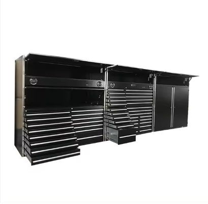Fabbrica garaggio scatola utensili in metallo professionale 72 pollici cassetto utensili con cassetti e ruote