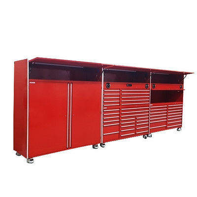 Fabbrica garaggio scatola utensili in metallo professionale 72 pollici cassetto utensili con cassetti e ruote