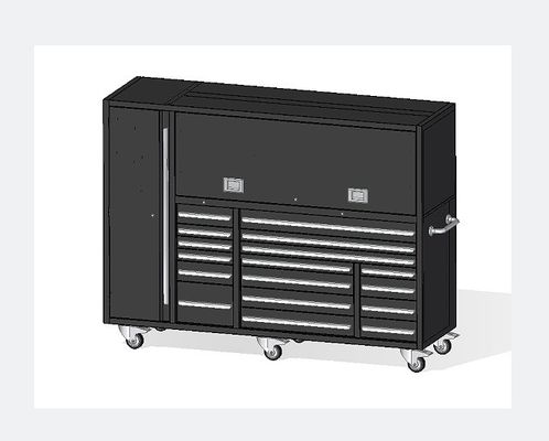 Conservare comodamente i vostri strumenti con questo nero e rosa Rolling Metal Tool Box Cabinet