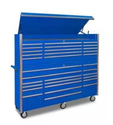 Garage Storage Scatola di attrezzi con ruote e maniglie in acciaio inox
