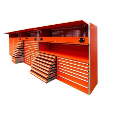 Servizio di riparazione auto nera garaggio cassetto utensili in acciaio armadietto con ruote