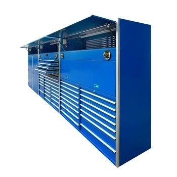 Servizio di riparazione auto nera garaggio cassetto utensili in acciaio armadietto con ruote