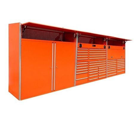 Armadio di attrezzi a rotolamento con maniglie in alluminio per attrezzi per garage