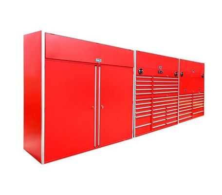 Armadio di attrezzi a rotolamento con maniglie in alluminio per attrezzi per garage