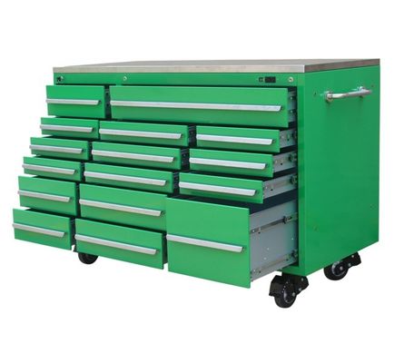Kit per la riparazione di auto con carrozzina di garage e scatola in acciaio inossidabile