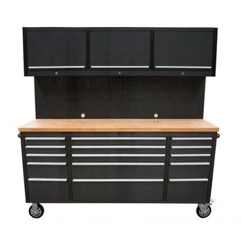 Convenient Lock Style Mechanical Tool Box con armadietto a rulli e set di estensioni per capelli V-Light