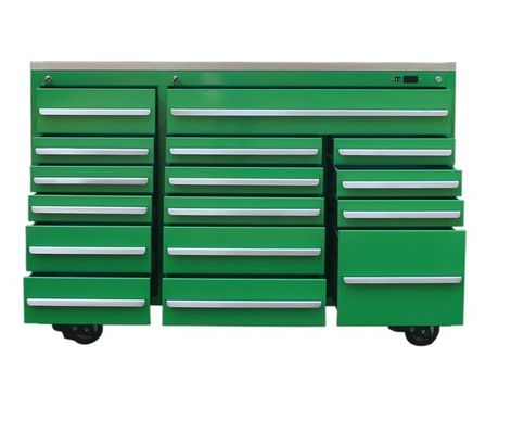 Convenient Lock Style Mechanical Tool Box con armadietto a rulli e set di estensioni per capelli V-Light